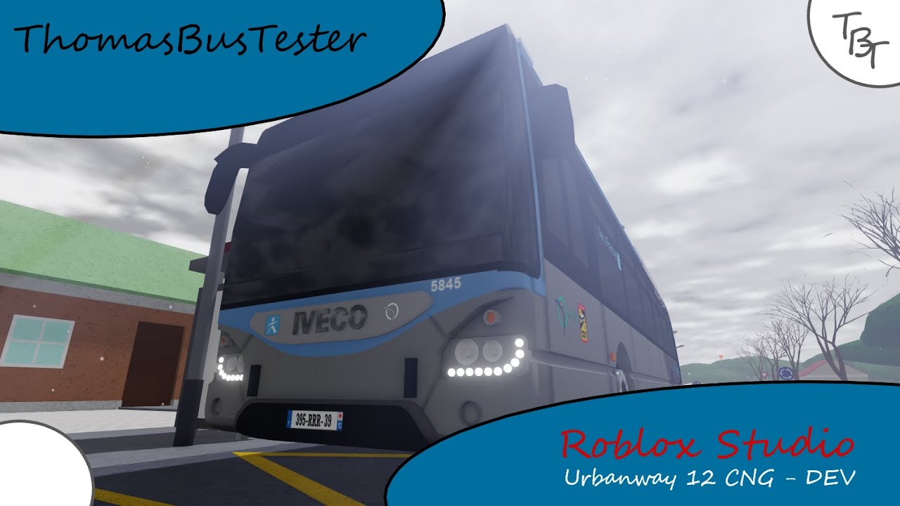 Roblox Studio - Dev Bus - Urbanway 12 CNG - [Time-Lapse]