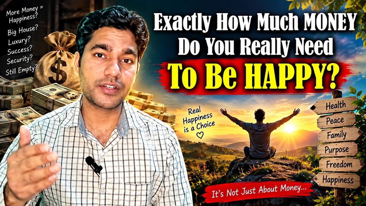 How Much MONEY Do You Really Need to Be HAPPY