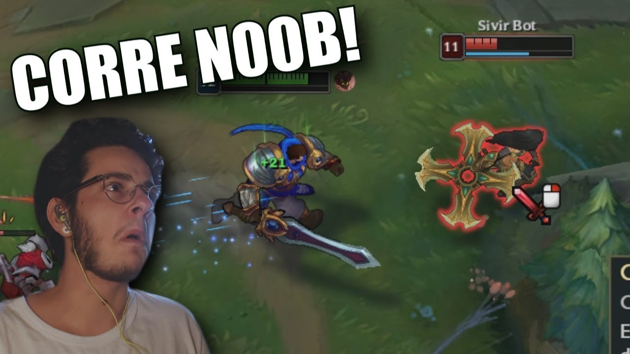 Um TIBIANO aprendendo o básico em LEAGUE OF LEGENDS!