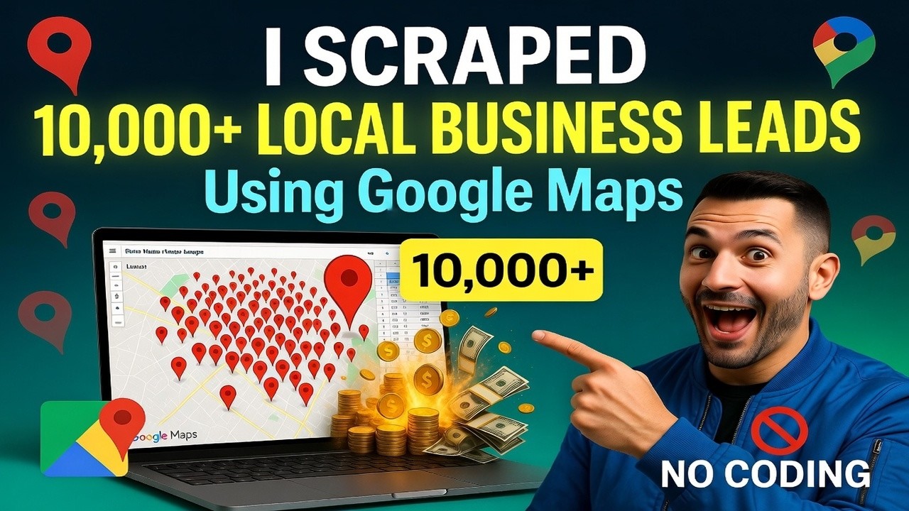 I Scraped 10,000+ Local Business Leads Using Google Maps