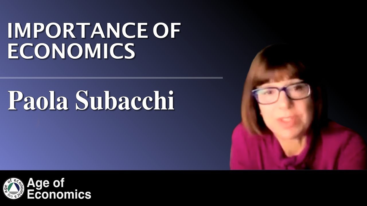 Paola Subacchi - About economics