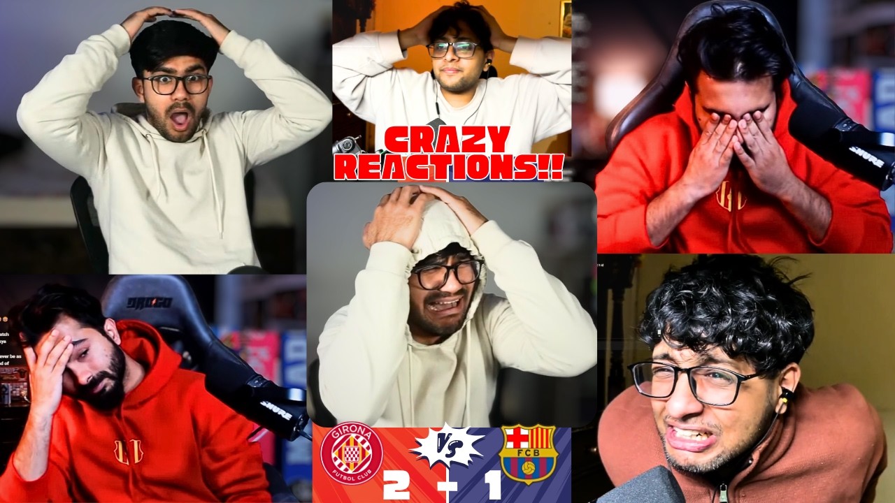 Crying and Destroyed BARCA Fans Reaction to GIRONA 2-1 BARCELONA | La Liga