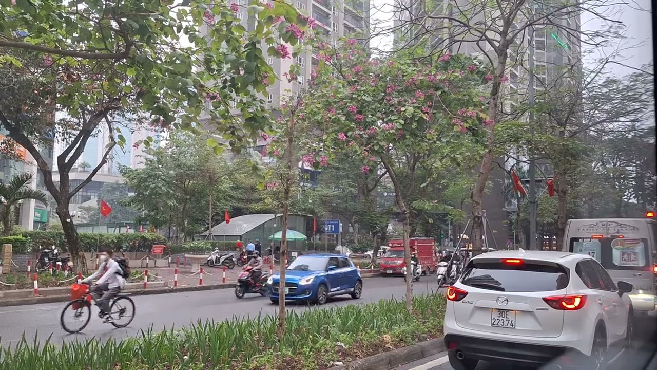 Trên đường đi làm