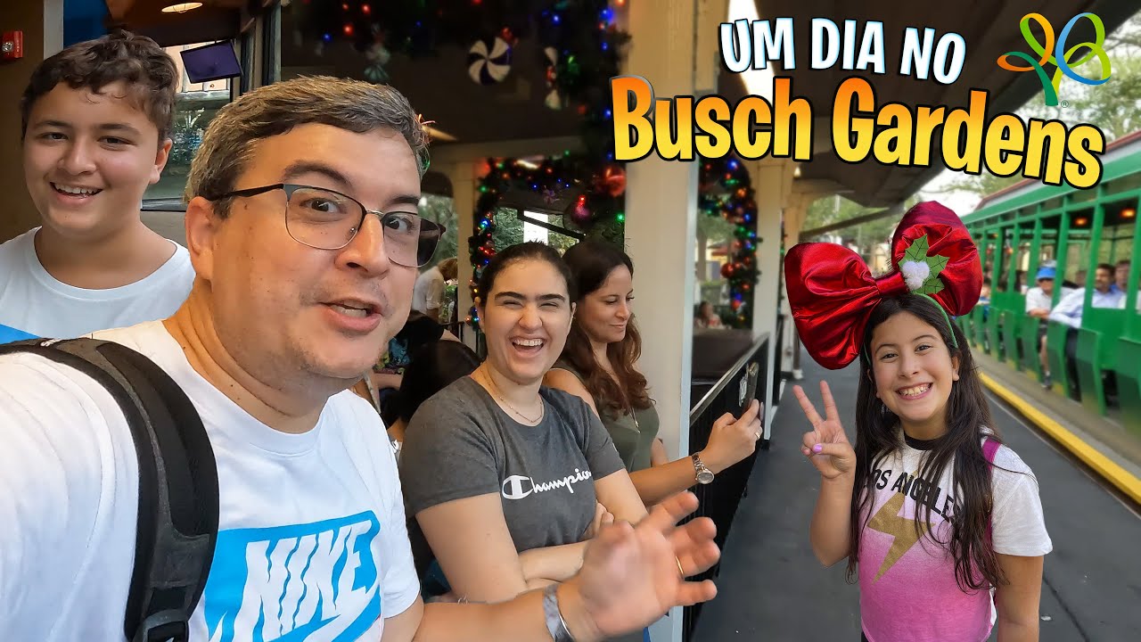 Um dia inteiro no Busch Gardens - As melhores montanhas russas da Flórida(EUA)