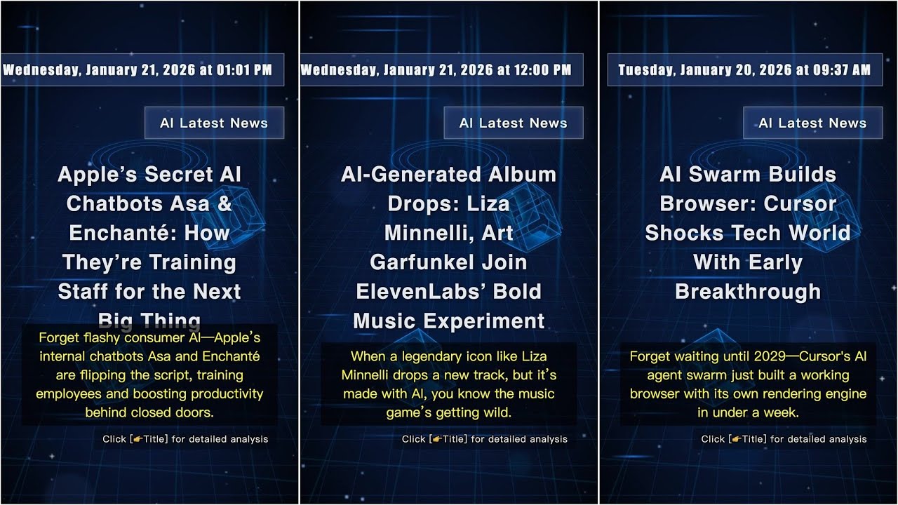 AI Tech News: Thursday, January 22, 2026 at 07:48 AM #QixNewsAI