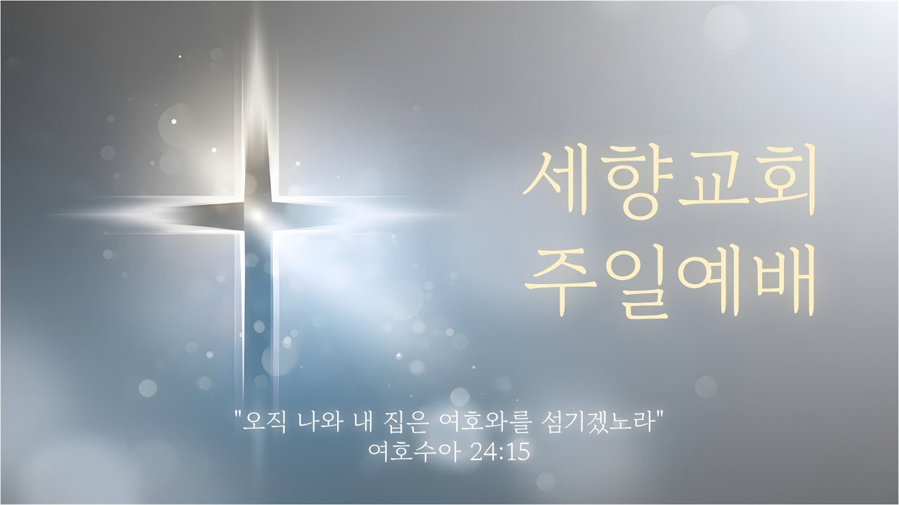 [세향교회] 2026년 1월 11일 주일 오전예배