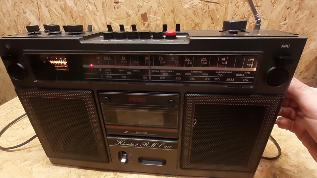 radiomagnetofon Klaudia 2 RMS 801 Unitra Boombox