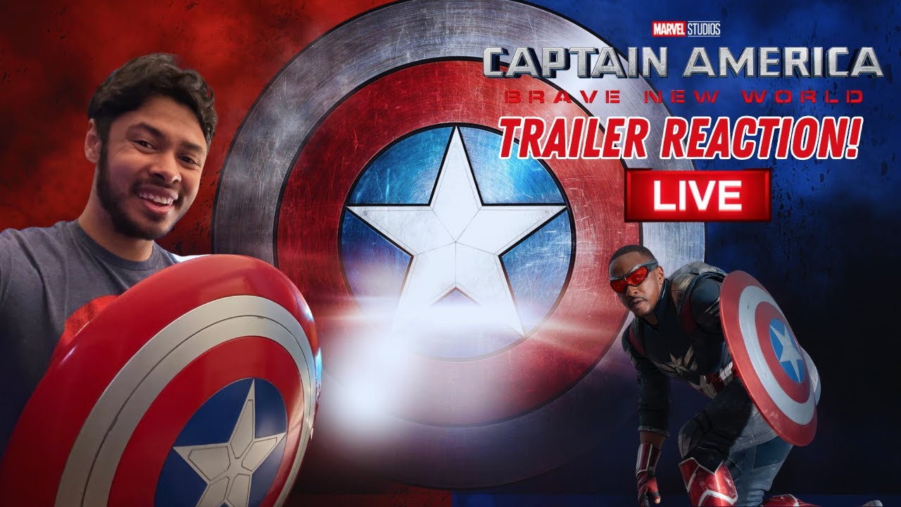 Captain America Brave New World Teaser Trailer Reaction Live!