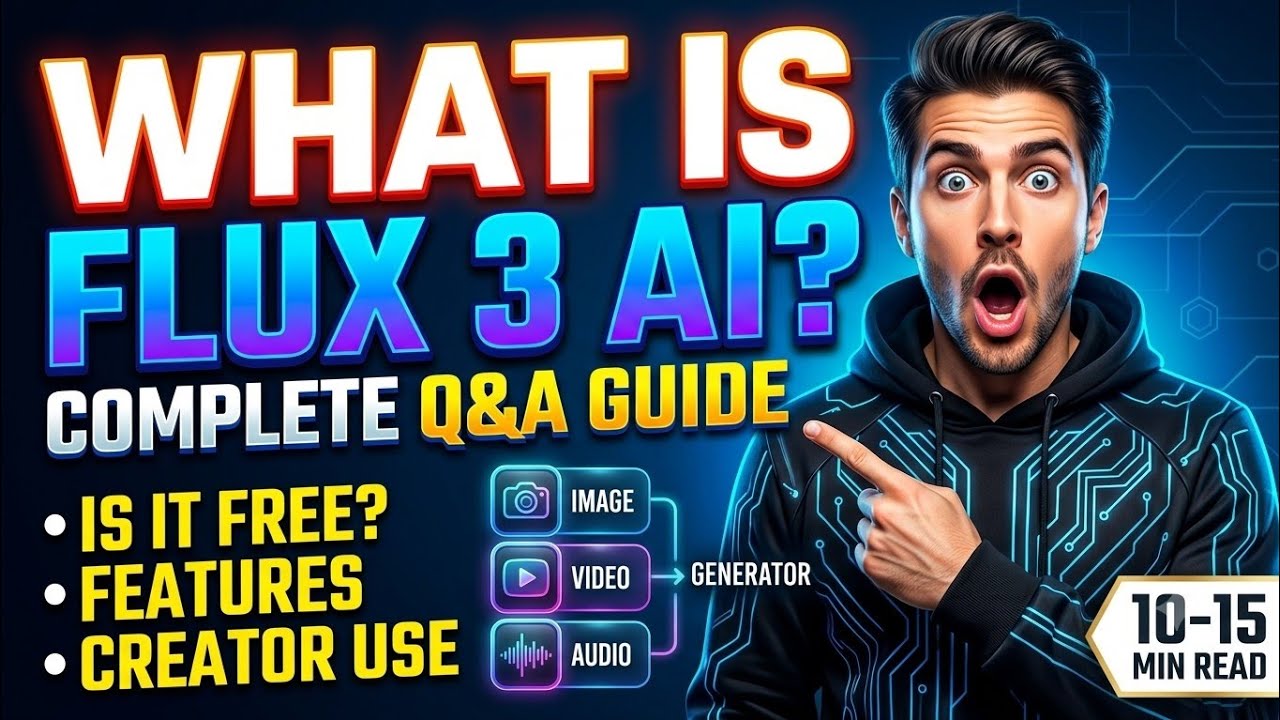 Flux 3 AI: The Future of Images, Video & Audio Generation!