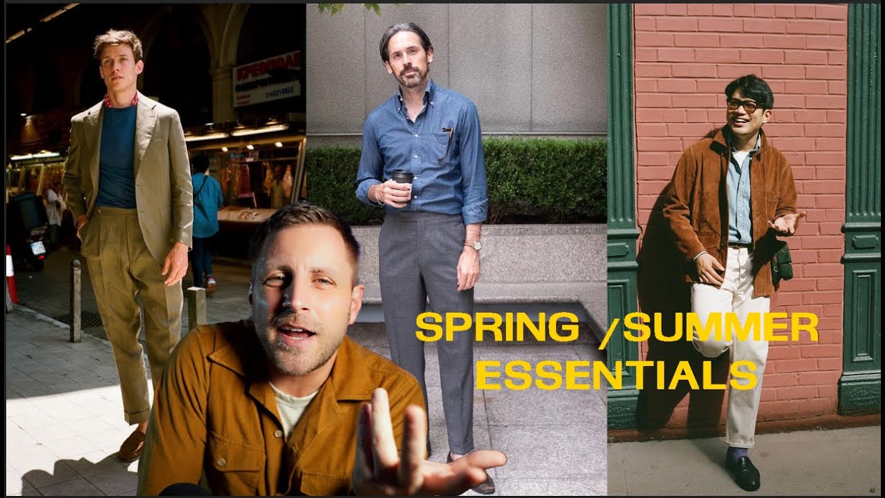 Spring / Early Summer Menswear Essentials You Need To Elevate Your Style!