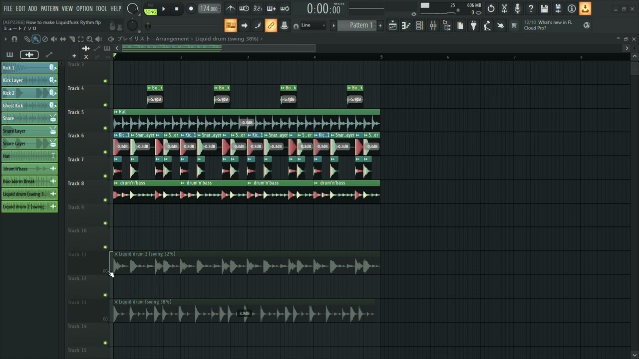 How to make like a Liquid V type beats (test ①