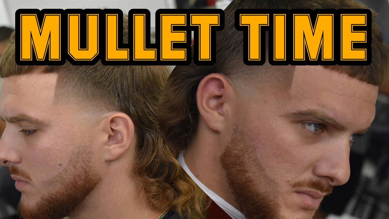 MODERN MULLET HAIRCUT TUTORIAL// Mullet with textured crop top