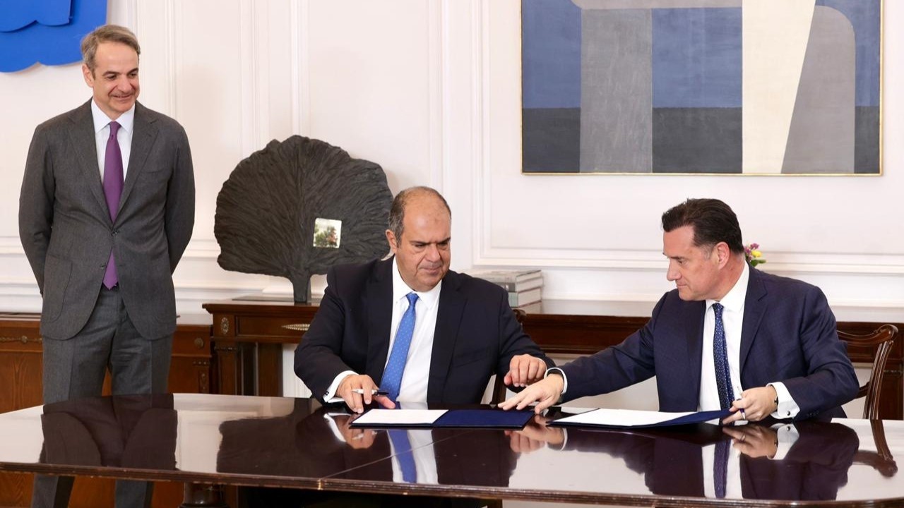Ο Άδωνις Γεωργιάδης σε εκδήλωση για τη δωρεά του Ιδρύματος Στέλιος Χατζηιωάννου στο ΕΣΥ 05.03.2026
