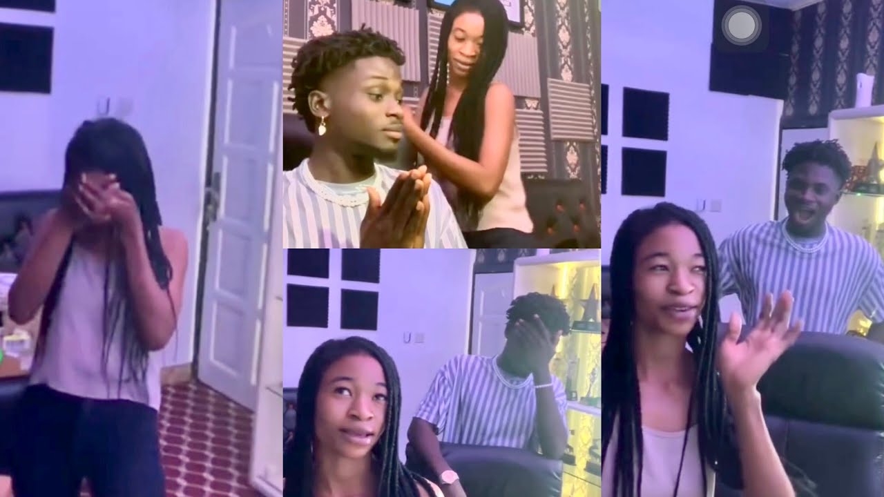 Kuami Eugene Turns His House-Help Into An Internet Sensation, Records Live Gospel Song Together