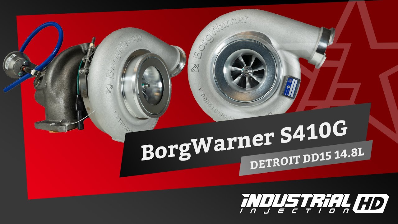 BorgWarner S410G Turbocharger for Detroit DD15 14.8L BW-57909882500