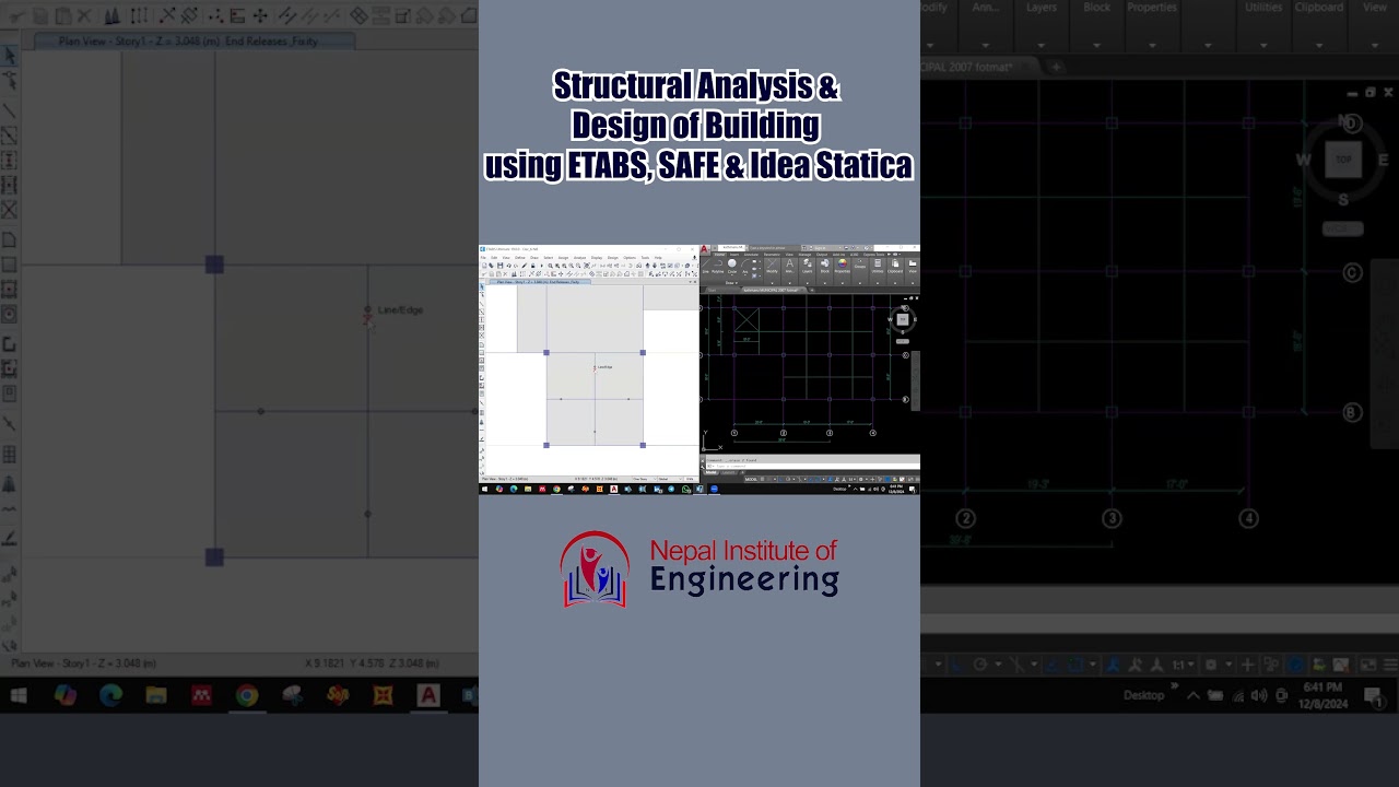 Circle in a line in ETABS & its meaning ? #etabs #safesoftware #ideastatica #structuralengineering