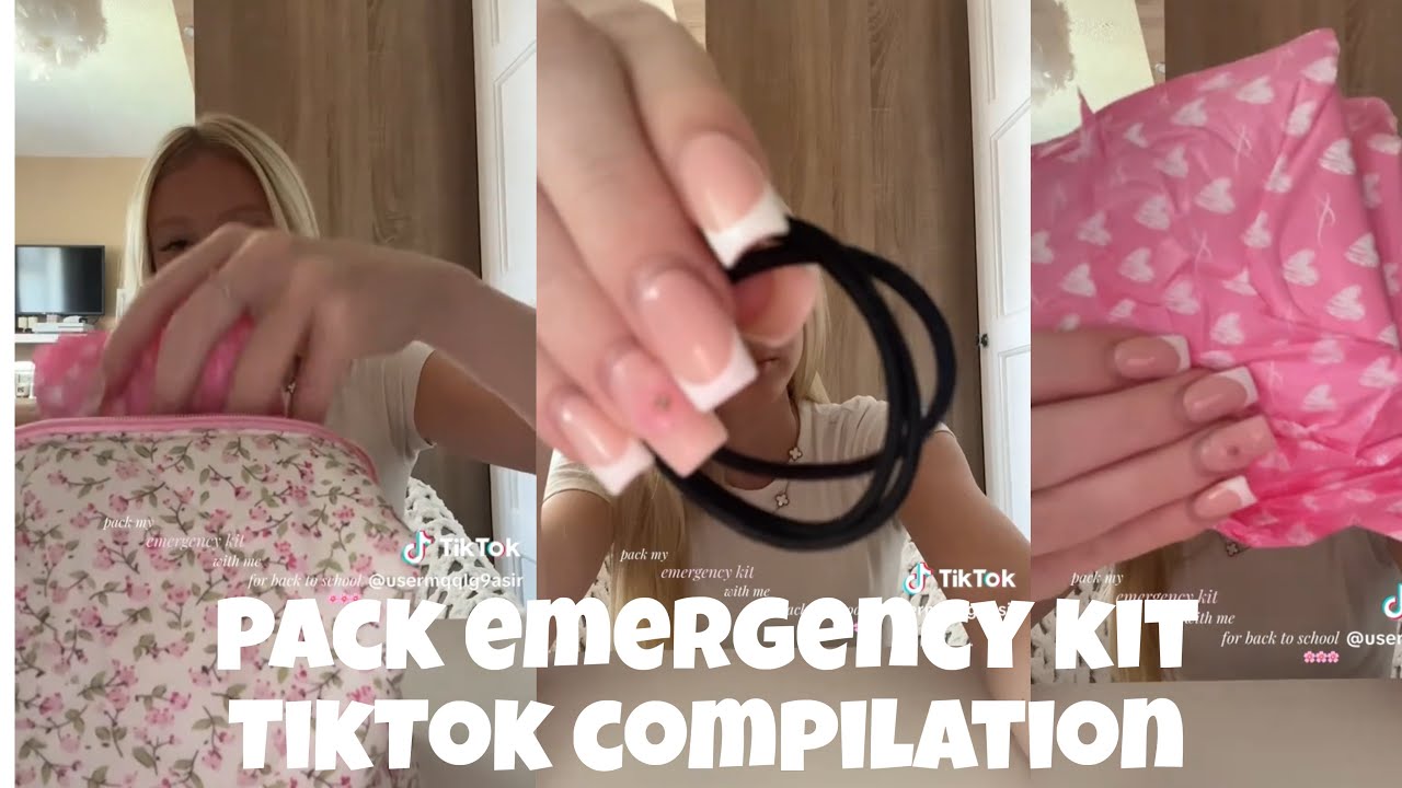 Что в моей аптечке первой помощи для школы? ~подборка из TikTok 👝💕