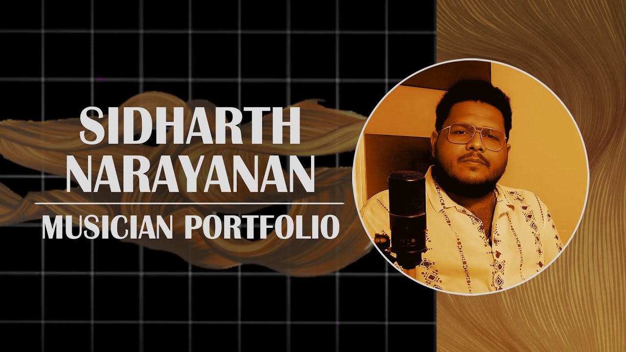 Musician Portfolio - Sidharth Narayanan