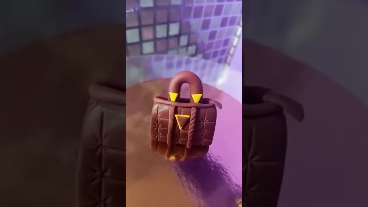 How to make miniature Fashion Handbags Cake topper using MACO PASTE