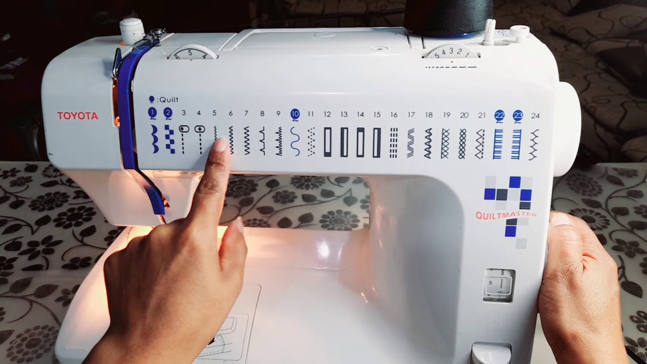 CÓMO ENHEBRAR UNA MÁQUINA DE COSER QUILT MASTER TOYOTA.