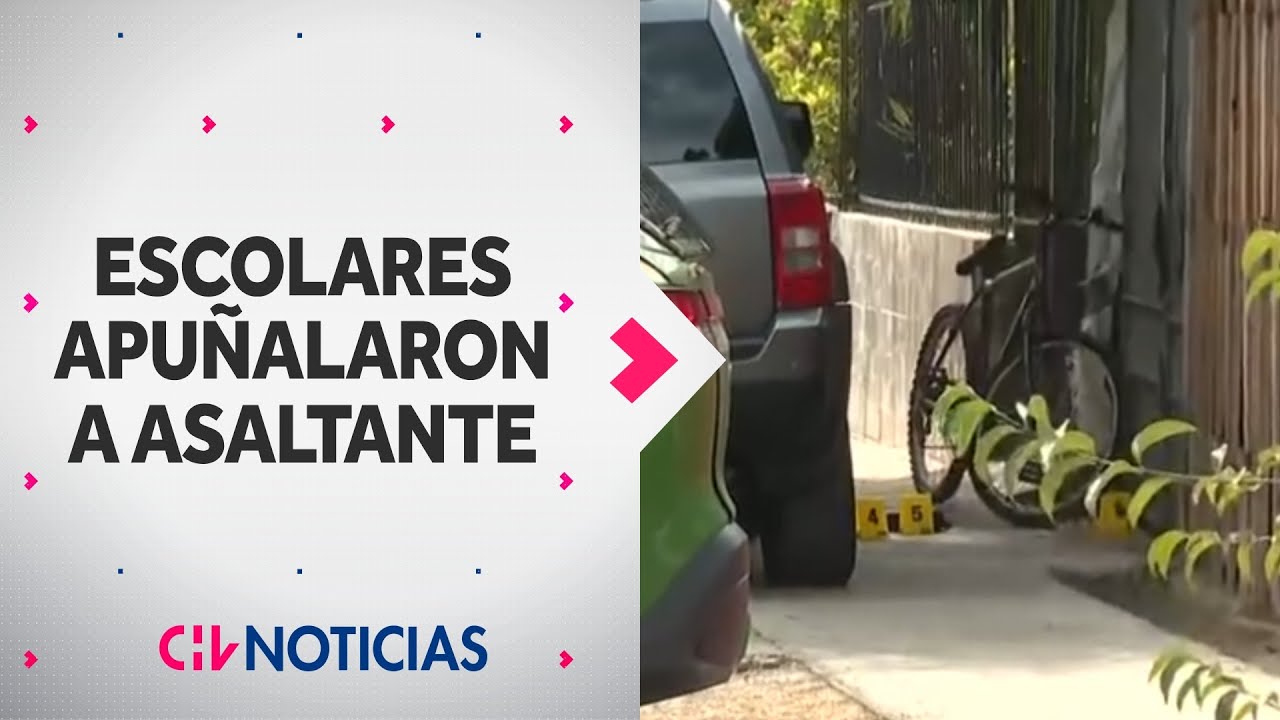 Escolares MATARON A ASALTANTE que los atacó: Lo apuñalaron en Pedro Aguirre Cerda - CHV Noticias