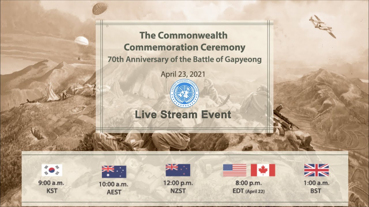 Battle of Gapyeong 70th Anniversary Commemoration Ceremony