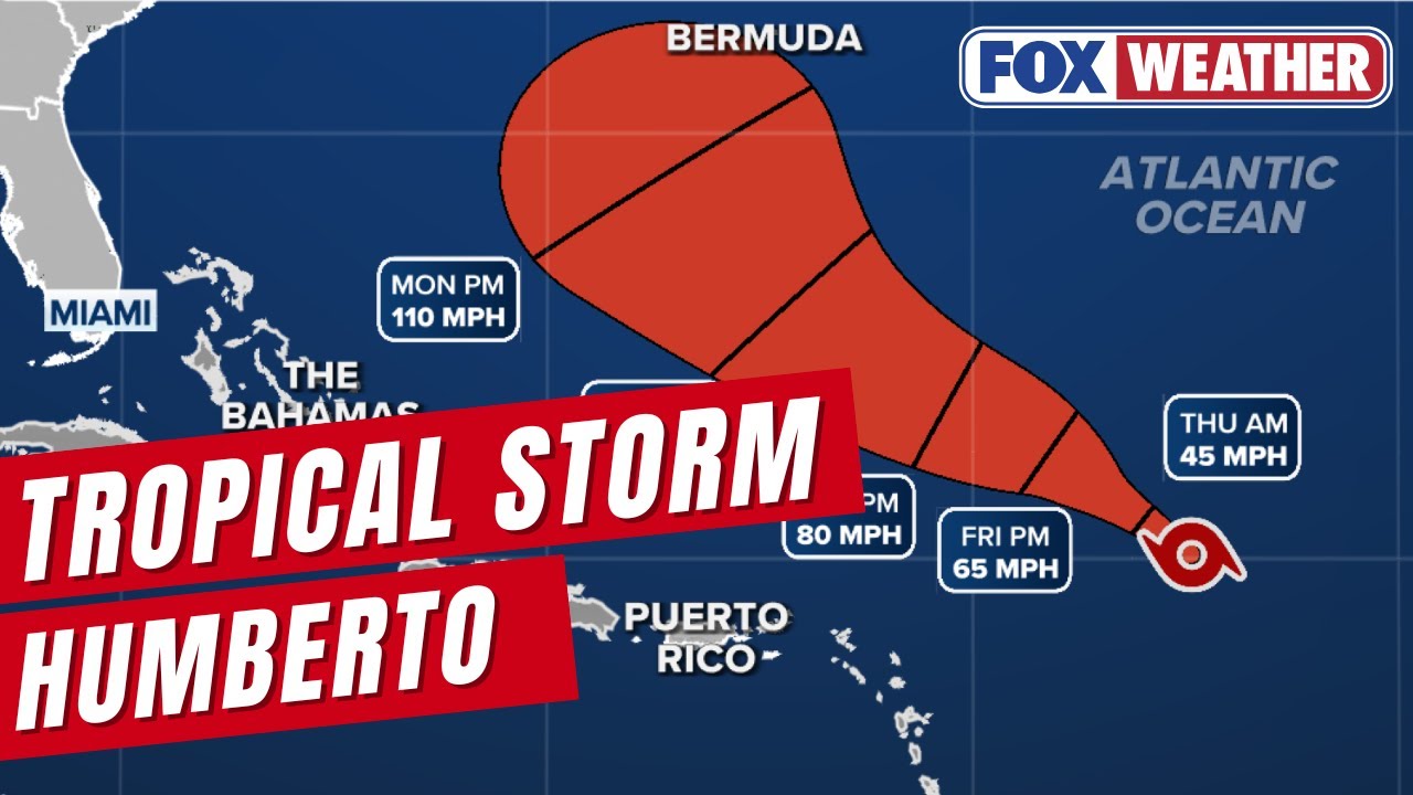 Tropical Storm Humberto Forms In The Atlantic