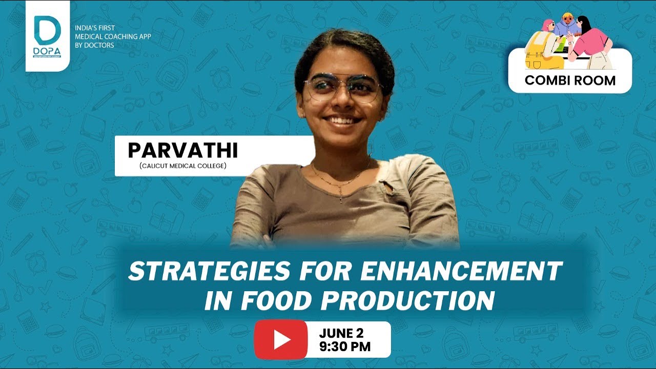 STRATEGIES FOR ENHANCEMENT IN FOOD PRODUCTION || COMBI ROOM || PARVATHI