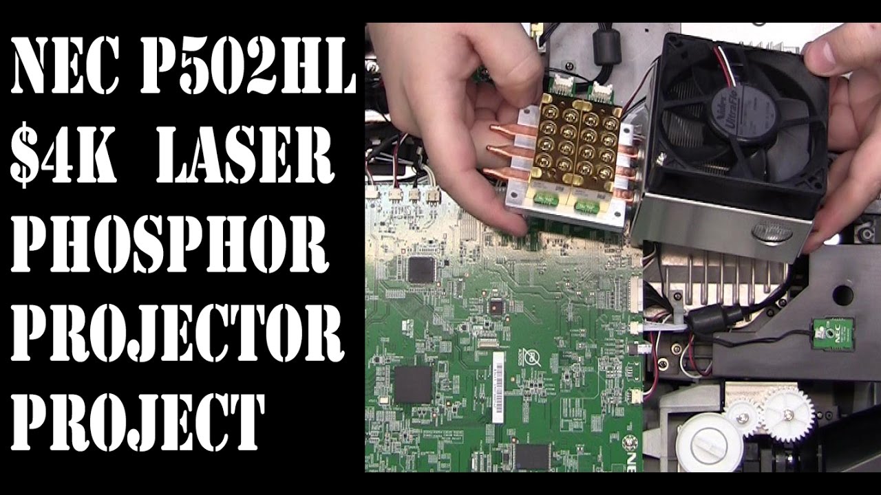 NEC NP-P502HL Laser Phosphor 5K lumen 1080p projector repair