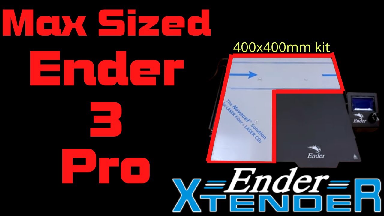 UPDATED Ender Extender 400 Kit assembly for the Creality Ender 3 Pro