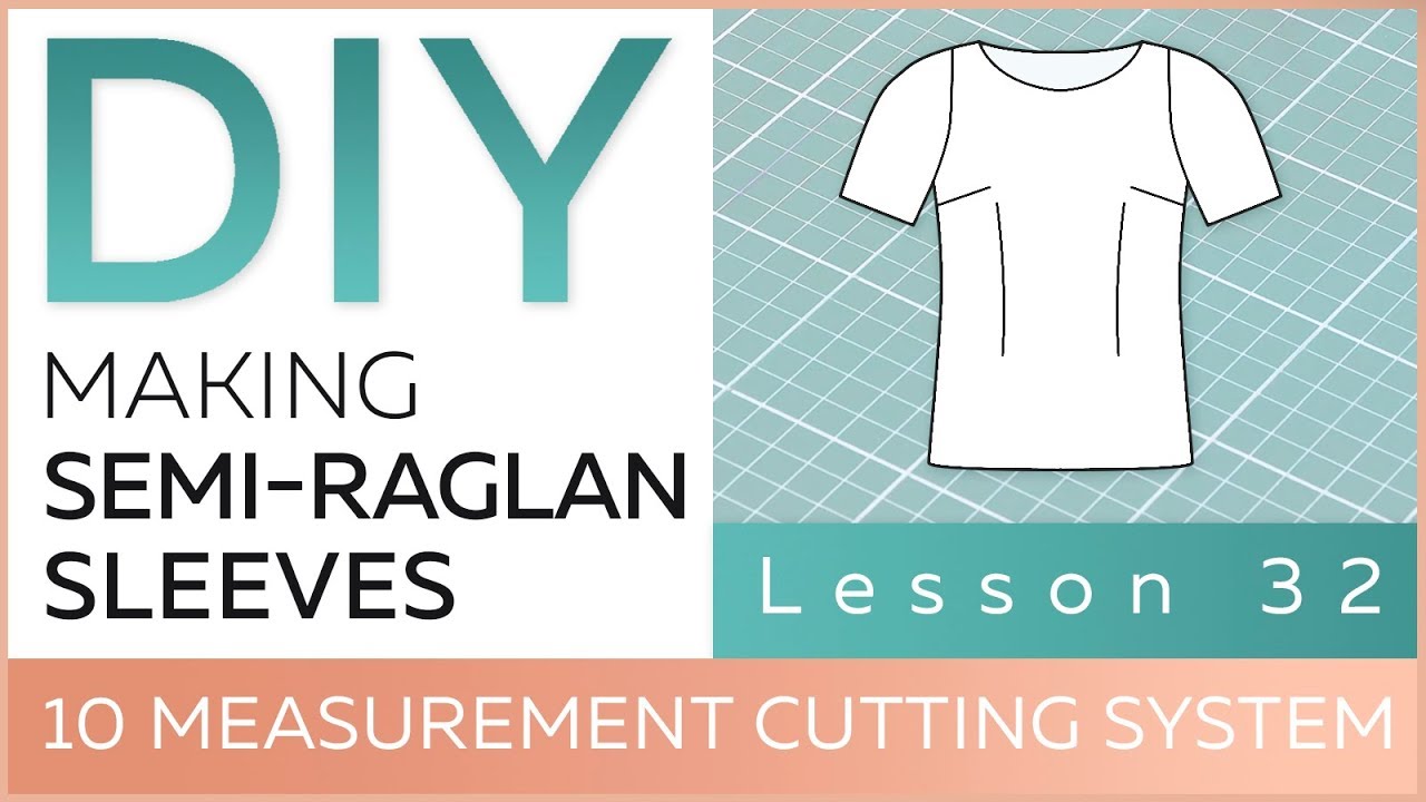 DIY: How to work with basic patterns.10 measurement cutting system. Making semi-raglan sleeves.