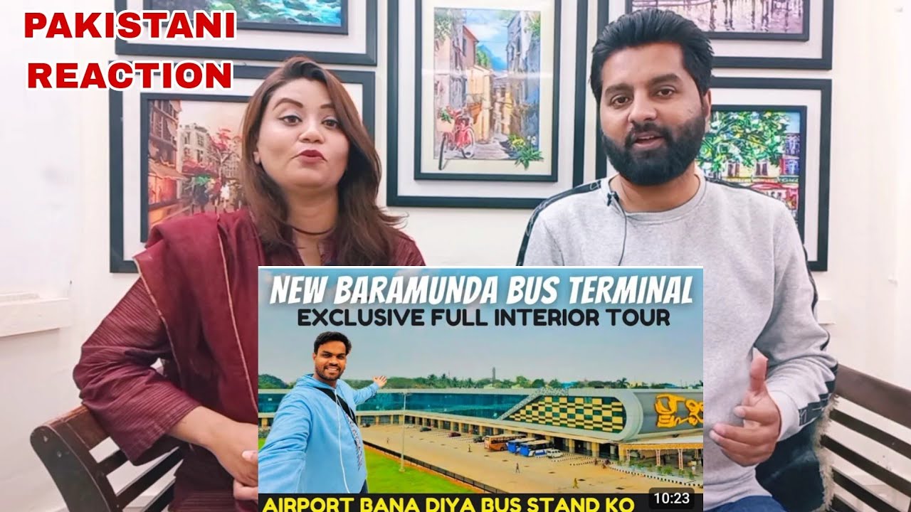 Pakistani Reacts to New Baramunda Bus Stand Bhubaneswar India Full Interior Tour