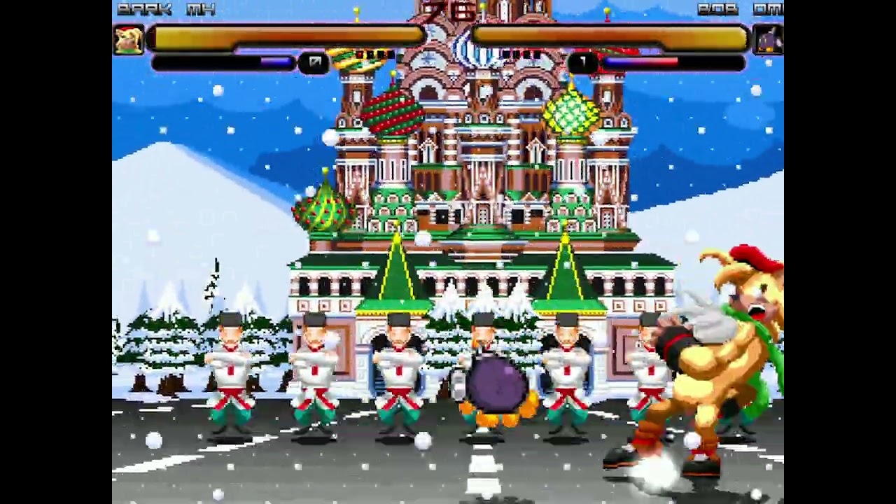 Случайные битвы Mugen: Bark MH против Bob-omb