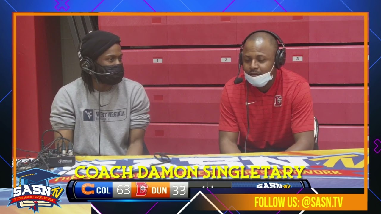 SASN.TV's Interview with Dunbar Head Coach Damon Singletary
