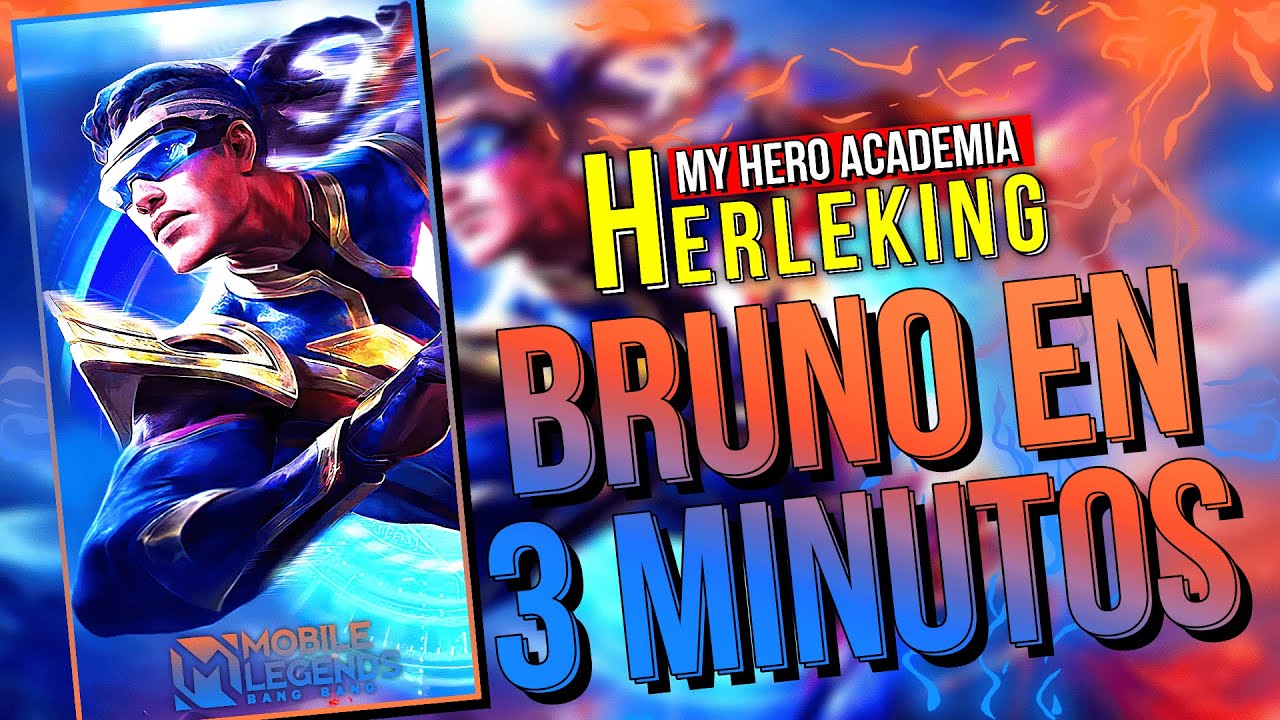 BRUNO EN 3 MINUTOS 😱Como usar a Bruno, Brumo Guía, tutorial - MOBILE LEGENDS ESPAÑOL