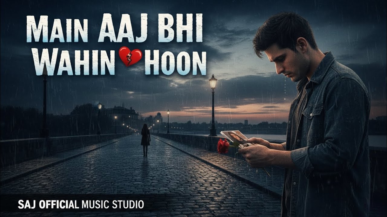 MAIN AAJ BHI WAHIN HOON 💔 | Heart Touching Sad Song | SAJ OFFICIAL MUSIC STUDIO
