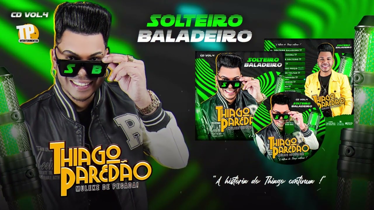 Thiago Paredão vol 04 cd Completo