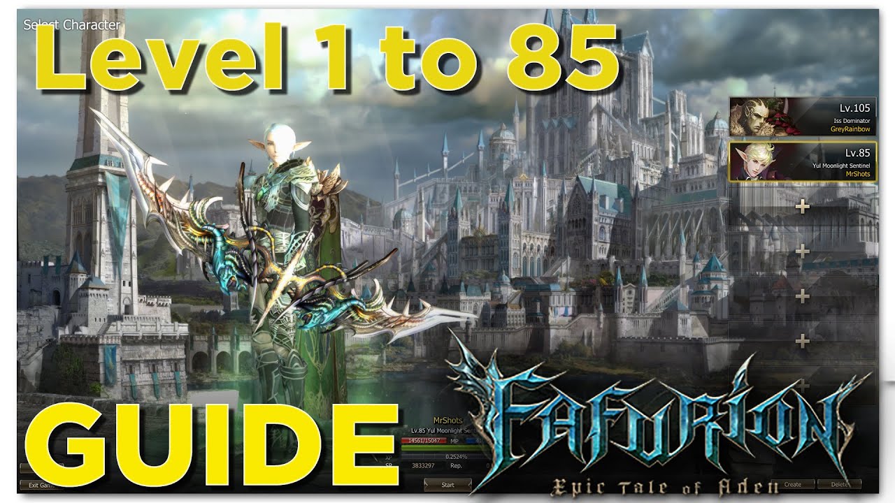 Level 1 To 85 - Lineage 2 Fafurion - Guide