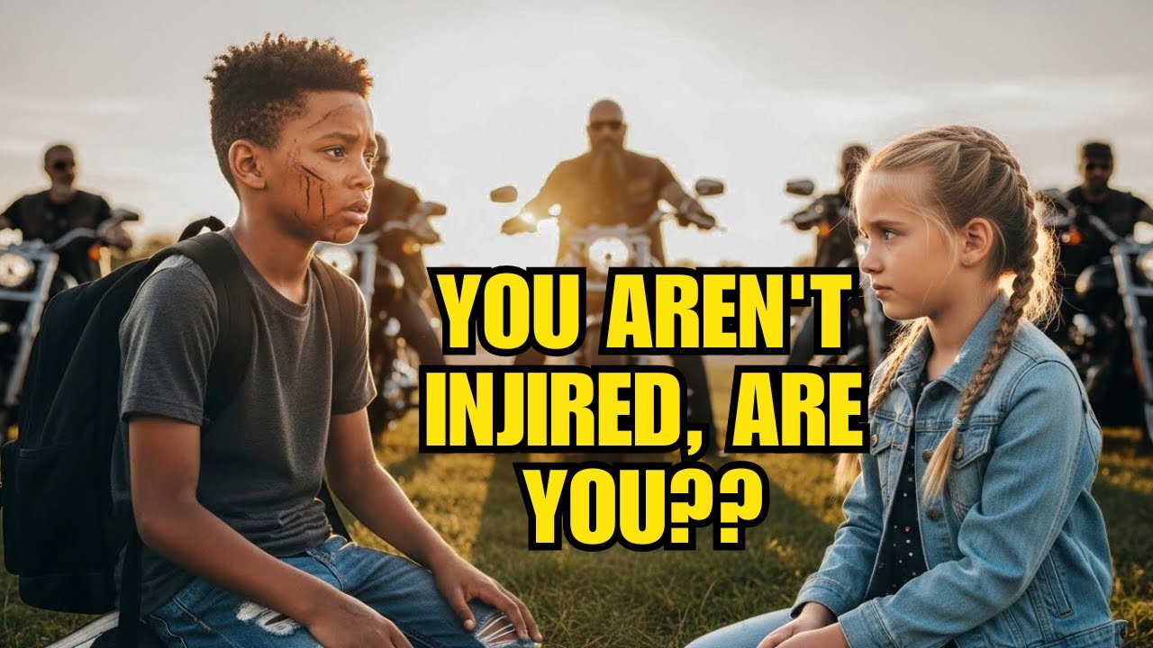 Little Boy Got Beaten Defending the Daughter of the Biker from Bullies, Next Day His life Changed