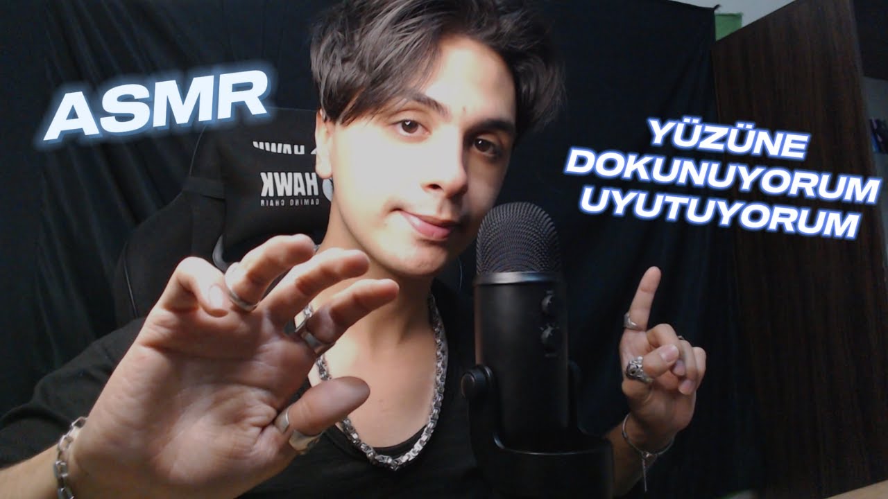 Y&Uuml;Z&Uuml;NE DOKUNUYORUM VE SENİ UYUTUYORUM ! ~ T&Uuml;RK&Ccedil;E ASMR