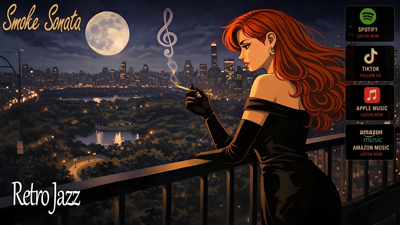 Thoughts at Dusk 🎷𝄞 — Slow Noir Jazz for Late Night Reading | Work