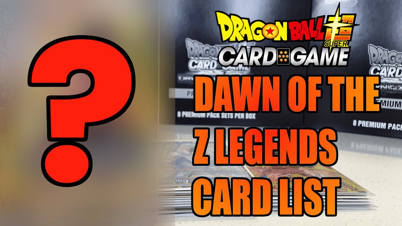 DRAGON BALL SUPER DAWN OF THE Z LEGENDS SECRET RARE PULLED!