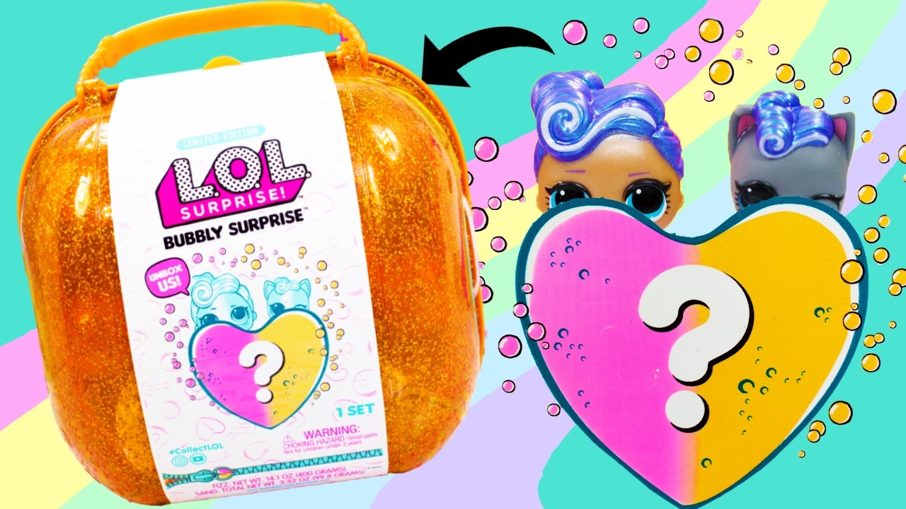 Кукла LOL BUBBLY Surprise Orange, новая лимитированная серия, в комплекте с питомцем.