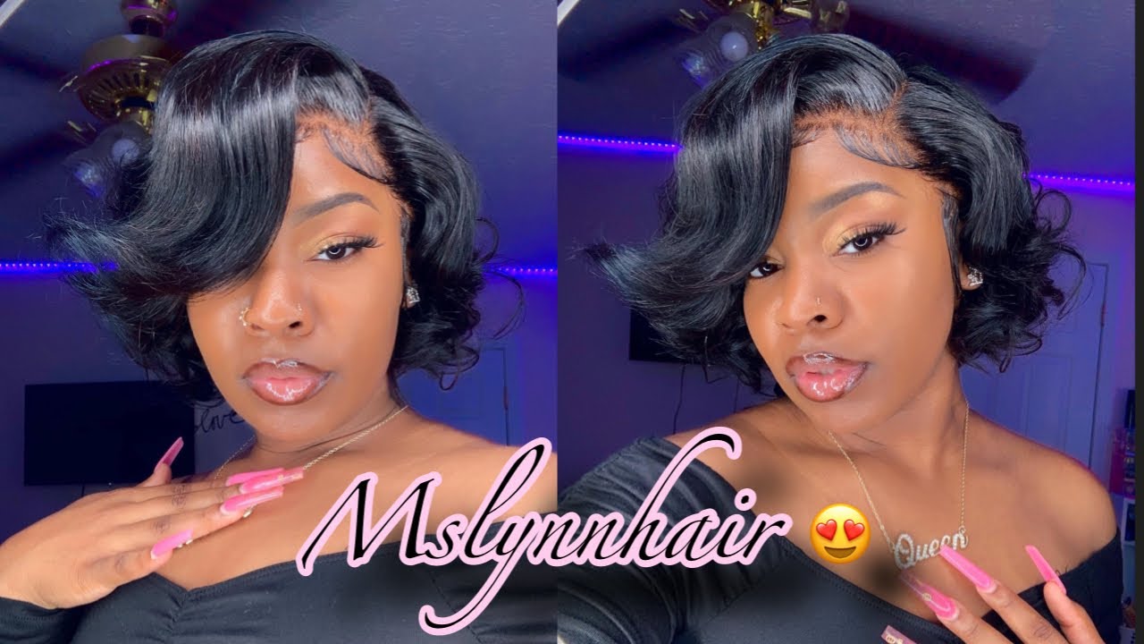 WATCH ME INSTALL 😍: BOMB 13x6 STRAIGHT Short WIG👀 ft.Mslynn Hair 💕