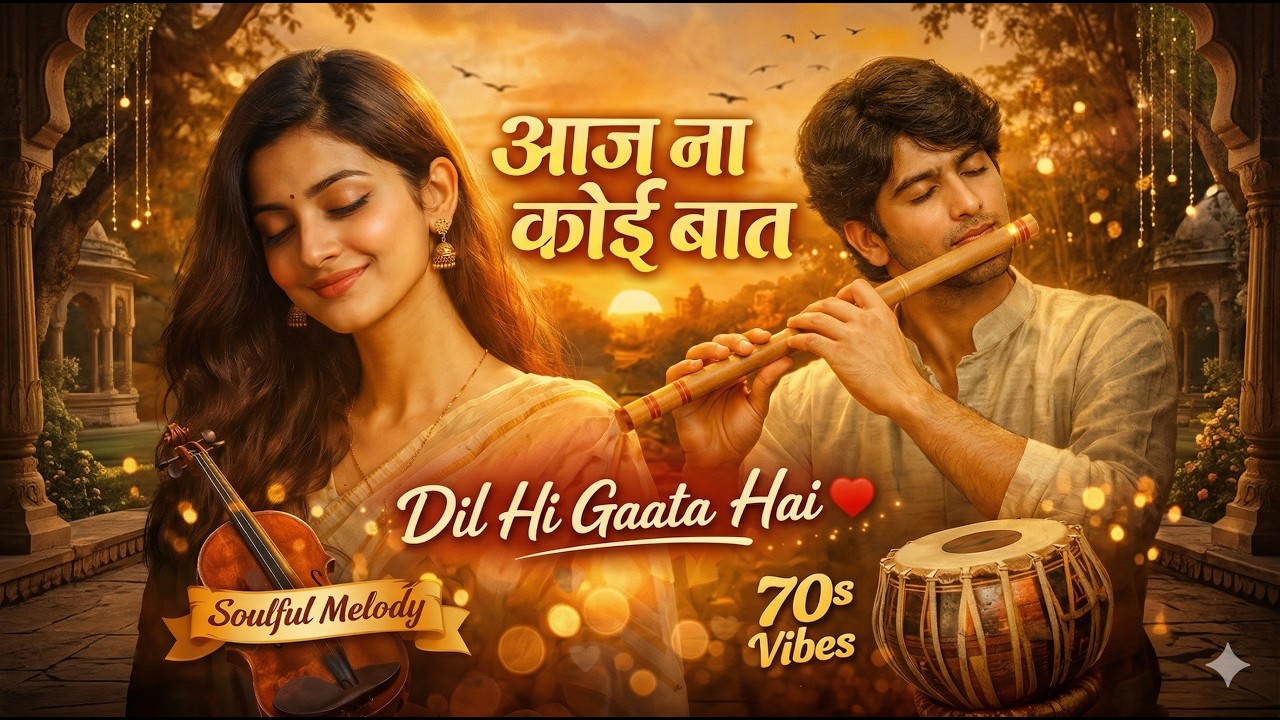 Aaj Na Koi Baat Dil Se Jyada Hey | 1970s-1980s Retro Soulful Classic #OldIsGold #BollywoodRetro