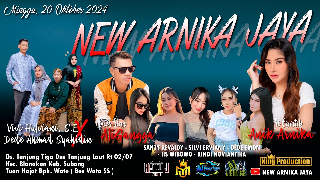 🔴 LIVE SIANG NEW ARNIKA JAYA MINGGU, 20 OKTOBER 2024 DESA TANJUNG TIGA KEC. BLANAKAN KAB. SUBANG