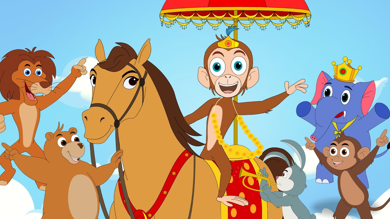 Bandar Mama Ki Barat I Bandar Mama Pahan Pajama I Fun For Kids TV Hindi Rhymes