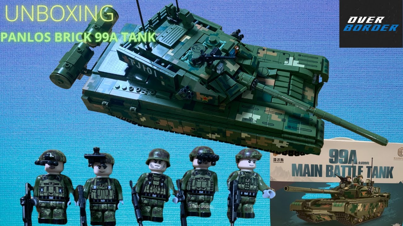 UNBOXING Panlos Brick 99A Main Battle Tank 688001