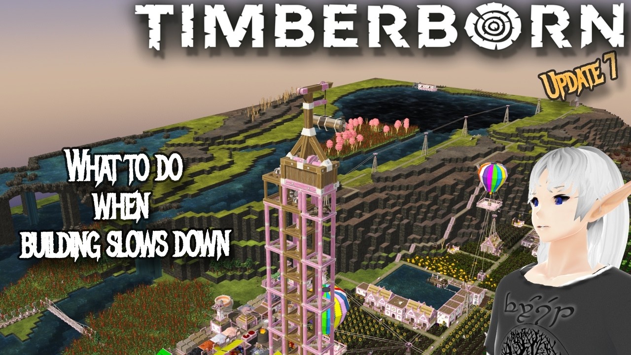 What to do when building slow down &ndash; Timberborn Update 7 - Whitepaws mod [E11]