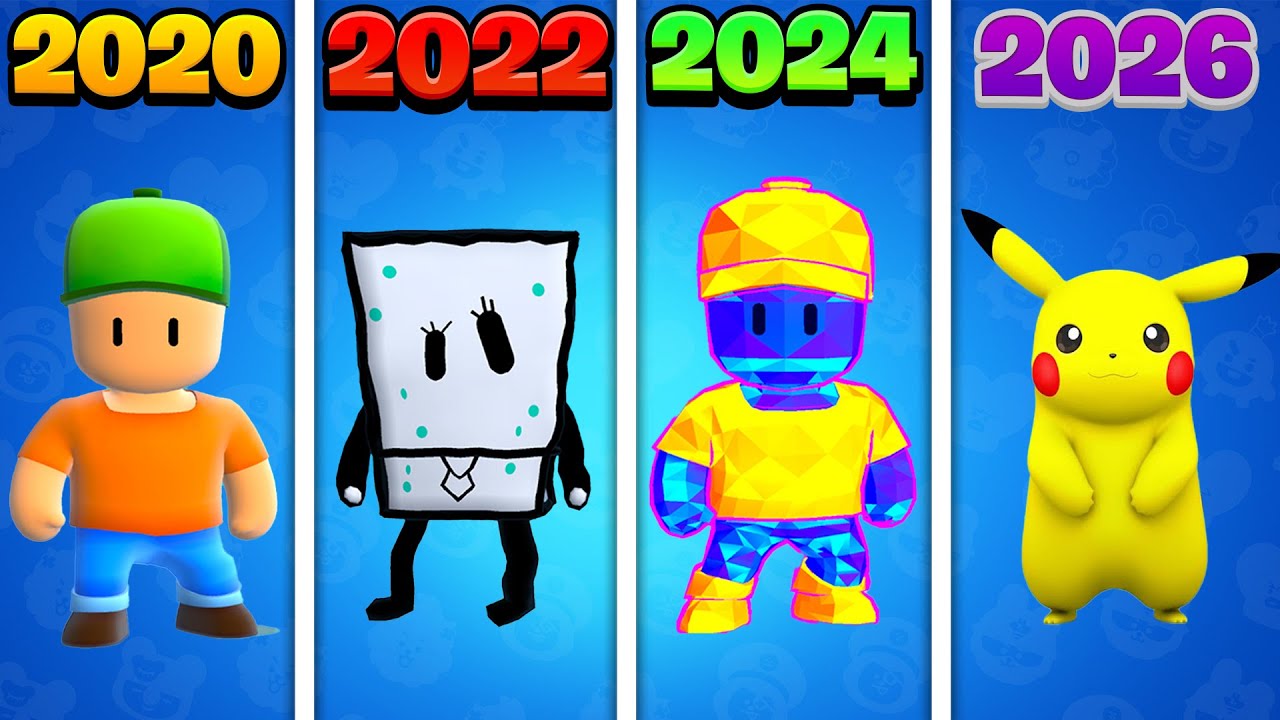 ALLE STUMBLE GUYS ANIMATIONEN (2020-2024)